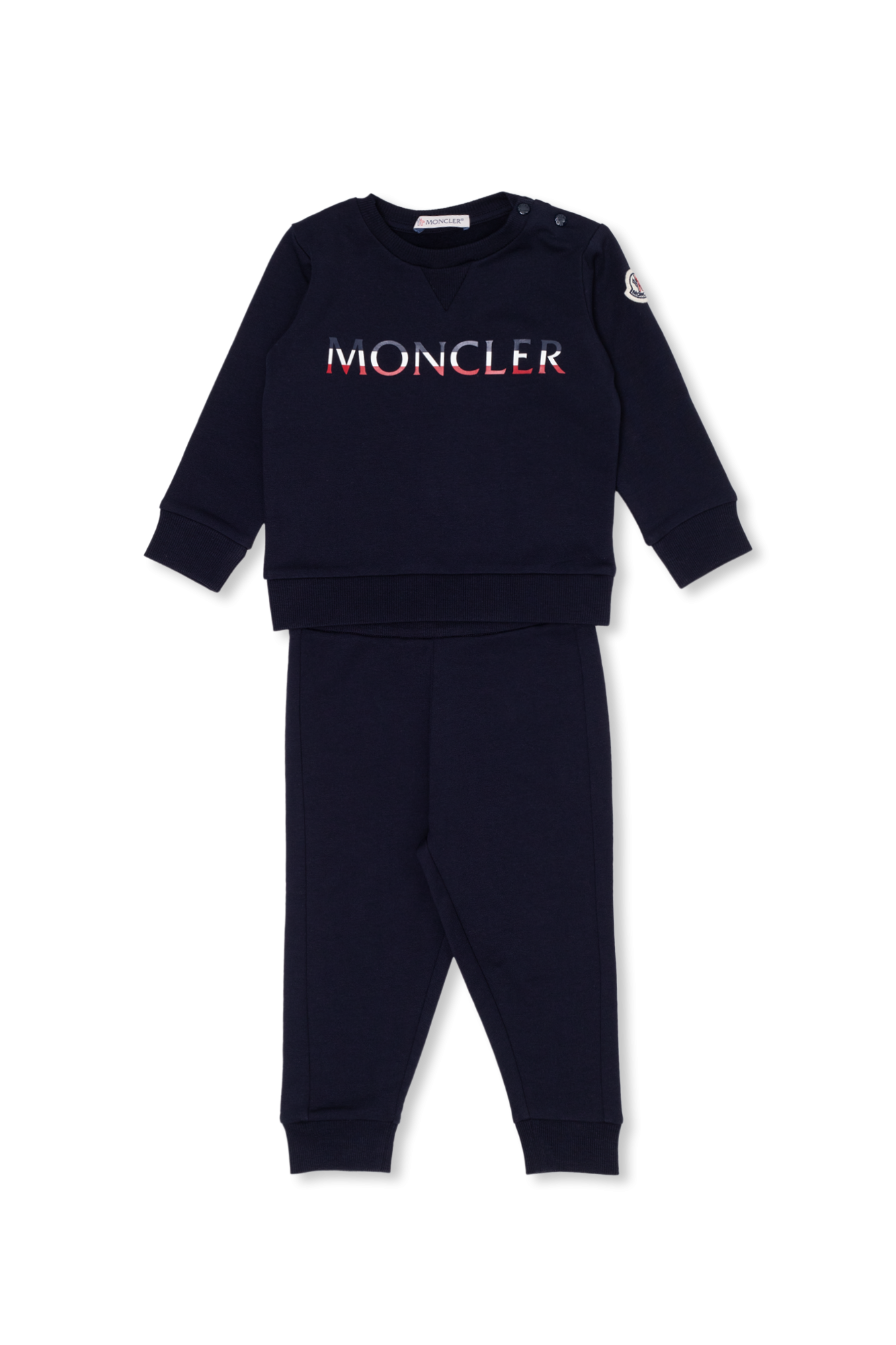 Navy sale moncler tracksuit